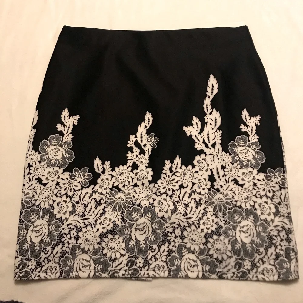 B-2). Roz & Ali Skirt w stylishly lovely appliqué - Picture 1 of 7